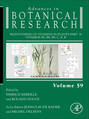 cover image of Biosynthesis of Vitamins in Plants Part B